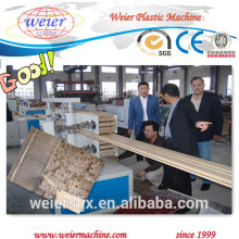 2015 high quality wood plastic wpc profile production line for decking wall panel